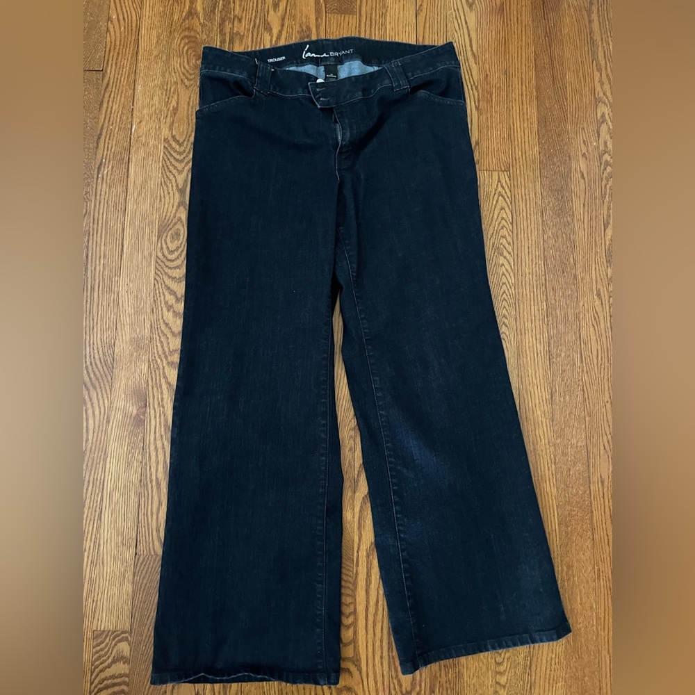 Lane Bryant Dark Blue Flare Jeans